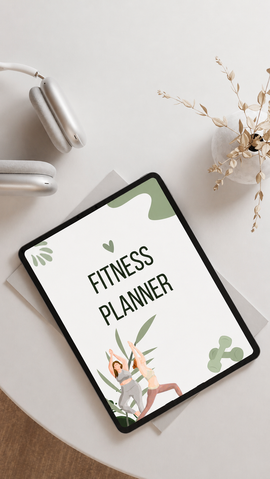 Fitness Planner for Women, Workout, Meal & Habit Tracker for Weight Loss & Wellness