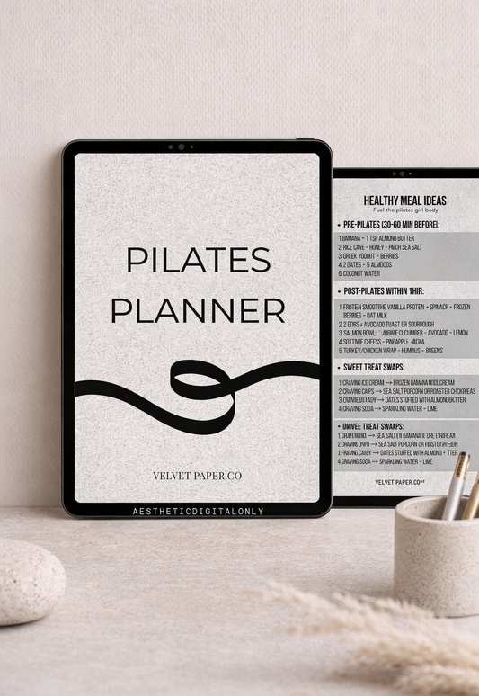 Ultimate Pilates Planner for Women, Workout & Body Progress Tracker